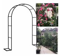 Arche de Jardin en Acier, résistante aux intempéries, pour Plantes grimpantes, pergola autoportante en Treillis, Arche de Jardin de 1,2 m, 1,4 m, 1,6 m, 1,8 m, 2 m, 2,4 m, 2,8 m, 3 m, 3,5 m de la