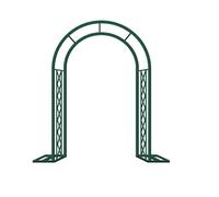 Arche de Jardin en Fer forgé de 8,5 × 7,5 × 1,3 Pieds, Treillis grimpant à Roses à Double Fleur, décoration d'entrée de Patio, Support de Fleurs extérieur, Verdure.(260 * 230 * 40cm)