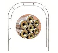 Arche de jardin en métal 1,2 3,5 m en acier inoxydable, cadre d'escalade, tonnelle, pergola, arche de rose pour décoration de jardin et décoration d'événement (150 x 240 cm)