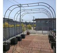 Arche de Jardin en métal 120cm 200cm 240cm 280cm 300cm 340cm 160cm Large Arche de Mariage Arceau à Rosiers Plante Grimpantes (Color : Noir, Size : 350 x 220cm)