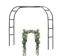 Arche de Jardin en métal - 240 x 140 x 38 cm - Support de Treillis pour grimpantes, Cadre de Toile de pour tonnelle de Mariage, Structure Durable de Support de Fleurs en métal |