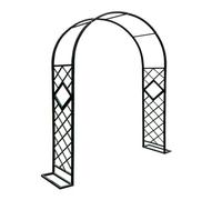 Arche de jardin en métal, 290,3 cm, 334,1 cm, 140,7 cm, 180,3 cm, 260,1 cm, arche de jardin pour ballons de fête de mariage, treillis en acier inoxydable pour roses et lierre, arche de jardin pergola