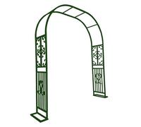 Arche de jardin en métal, 290,3 cm, 334,2 cm, 140,7 cm, 180,1 cm, 260,1 cm, arche de jardin pour ballons de fête de mariage, treillis en acier inoxydable pour roses et lierre, pergola pour terrasse et