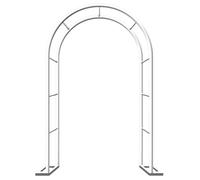 Arche de jardin en métal blanc 180 cm x 250 cm pour plantes grimpantes - Treillis d'extérieur et décoration disponible en 80 cm à 350 cm de largeur, idéal pour le soutien du jardin et l'aménagement