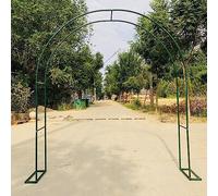 Arche de jardin en métal forgé en fer forgé pour extérieur, terrasse, arche décorative pour grimper, couleur verte, parfaite pour l'aménagement paysager de pelouse et de jardin