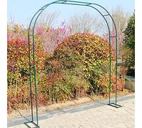 Arche de jardin en métal - Pergola autoportante pour plantes grimpantes - Aide au treillis résistant aux intempéries - Tube de 19 mm de diamètre - Parfait pour la décoration de jardin extérieure (vert