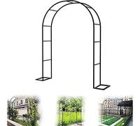 Arche de jardin en métal pour mariage, assemblage facile, arche de roses extérieure/intérieure pour plantes grimpantes, vignes et décoration florale - Parfait pour les célébrations et les événements