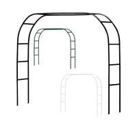 Arche de jardin en métal pour plantes grimpantes, arche de mariage avec base, décoration de pergola, support de rose, treillis de jardin durable, décoration de mariage en plein air, arches de jardin