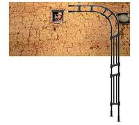 Arche de jardin en métal pour plantes grimpantes, fixation murale ou autonome, largeur 60 cm - 240 cm, idéal pour les roses et les vignes