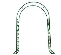 Arche de jardin en métal pour plantes grimpantes, treillis, décoration de mariage et de fête, arche métallique extérieure 140 x 220 cm/220 x 240 cm/280 x 240 cm/300 x 240 cm, noir (vert, 300 x 240 cm
