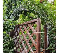 Arche de jardin en métal pour plantes grimpantes - Treillis mural pour portes et entrées - Idéal pour une belle décoration extérieure et des allées de jardin