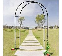 Arche de jardin en métal pour rosiers grimpants, pergola en acier, décoration de mariage, largeur des plantes disponibles : 120 cm, 140 cm, 200 cm, 240 cm, 300 cm, 240 cm x 240 cm x 200 cm (l x H)