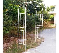 Arche de jardin en métal résistant aux intempéries, treillis pergola en fer pour plantes grimpantes, idéal pour les mariages, la décoration extérieure, l'amélioration du paysage de jardin