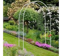 Arche de jardin en métal robuste avec base amovible - Arches de roses polyvalentes et supports de fleurs - Disponible en 120 cm à 350 cm - Idéal pour la décoration de jardin