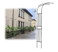 Arche de jardin en métal robuste pour plantes grimpantes - Disponible en tailles 60 - 300 cm - Diamètre du tube : 20 mm - Élégant : 240 x 240 cm - Pour décoration extérieure