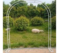 Arche de jardin en métal robuste pour plantes grimpantes, large treillis pour verdure jungle, décoration florale de mariage et de fête