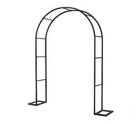 Arche de jardin en métal robuste - Résistante aux intempéries - Large arche de roses pour mariages et entrées de jardin - Arche florale pour décoration extérieure