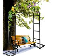 Arche de jardin en métal, treillis de mariage pour vignes, hauteur 200/220/230 cm, arche de rose, pergola extérieure, fer en vert/blanc/marron/noir, décoration de jardin durable