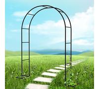 Arche de jardin en métal, treillis pour plantes grimpantes, arche de pergola pour le jardin, convient pour les mariages et autres utilisations de jardin, largeur 31 à 350,5 cm (L x l x H 87 cm