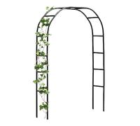 Arche de Jardin - Fer 240 x 140 x 38 cm | Arche extérieure Treillis en métal Arbor Ballon Décor Cadre Support grimpante | pour Jardin, Mariage, pelouse, fête, cérémonie, décoration