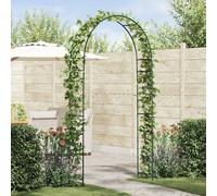 vidaXL Arche de jardin floral – Vert 115 x 37 x 231 cm, rectangulaire, moderne, durable