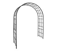 Arche de jardin - modèle Treillage - tube avec pieds carré 20cm - 180x50x250cm anthracite