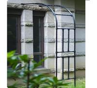 Arche de jardin murale en métal, demi-arches de jardin en acier pour vignes florales, arche de mariage en plein air, pergola robuste en treillis, supports de fleurs, s(Size:180x240x40CM/5.9x7.9x1.3ft)