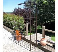 Arche de jardin pergola en fer vieill...