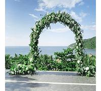Arche de jardin pour mariage, plante grimpante en métal, pergola en bois pour extérieur, colonne de support de rose, noir/blanc/vert, tonnelle décorative