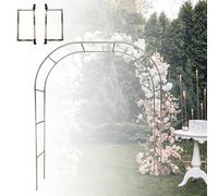 Arche de jardin pour plantes grimpantes, en acier inoxydable, grande tonnelle d'extérieur autoportante