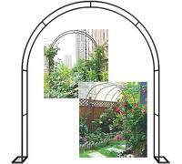 Arche de jardin pour plantes grimpantes, grande pergola treillis pour roses et vignes, support d'arche de mariage