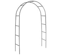 Arche de jardin pour plantes grimpantes, support de plantes en métal, treillis blanc pour balcon, roseraie et décoration de cour (3 m x 2,2 m) - Design durable et élégant