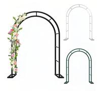 Arche de jardin pour plantes grimpantes - Tonnelle d'extérieur pour roses et décorations d'événement - Parfait pour les mariages, les fêtes et le soutien du jardin