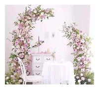 Arche de jardin pour toile de fond de mariage - Décoration de cérémonie en forme de lune pour mariages et événements (support d'arche uniquement)