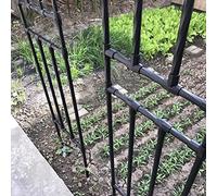 Arche de jardin robuste en fer blanc pour plantes - Cadre d'escalade extérieur résistant à la rouille et support mural, 150 x 240 cm