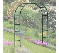 Arche de jardin robuste et réglable en métal pour plantes grimpantes et vignes - Support de treillis de rose 120-350 cm - Décoration extérieure parfaite pour les mariages, les événements et les