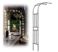 Arche de jardin, semi-arche, arche de rose en métal, treillis de pergola, support de plantes grimpantes d'extérieur, treillis de terrasse pour chemins de pelouse, arches de mariage, résistant aux