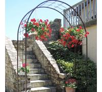 Arche de jardin treillage en fer viei...
