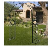 Arche de jardin, treillis de jardin en métal, treillis de jardin en métal, treillis pour plantes grimpantes, support d'arche, plantes grimpantes (l 30 x H 20 m)