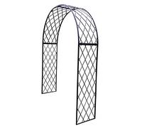 Arche de jardin, treillis en fer forgé durable pour plantes grimpantes, roses et vignes, pergola décorative, idéale pour les espaces extérieurs