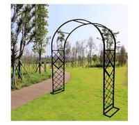 Arche de jardin, treillis en métal pour roses, arche de jardin décorative d'extérieur - 2,2 m à 3,6 m de hauteur, design durable et élégant pour le jardinage et l'aménagement paysager