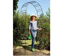 Arche de Jardin - Verdemax 3417 - Acier - Gris Anthracite - 36 x 110 x 225 cm