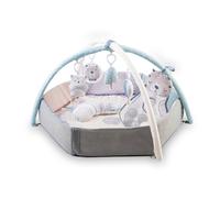 Momi Pastel - Tapis D’Éveil Bébé 2-En-1 - Aire De Jeu Ou Piscine À Balles - Jouets Sensoriels - Coussin & Sac - Pastel Multicolore