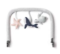 Ergobaby Arche de jeux Evolve 3-en-1 Ocean Wonders – Accessoire pour transat – Gris