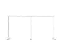 Arche de mariage - 3 m x 6 m - Support de fond carré - Kit d'arche de ballons - Support de fond avec base - Capacité de poids amovible (environ 10 kg) - Pour mariage, anniversaire, fête