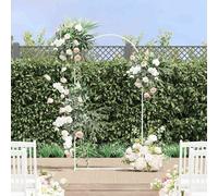 vidaXL Arche de Mariage Doré 100 x 39 x 200 cm Acier