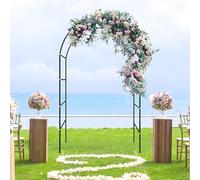Arche de mariage antirouille - Tonnelle de jardin en métal - Treillis - Plante grimpante - Wisteria Clematis - Décoration d'événement extérieur - 78,7 cm, 119,4 cm, 139,7 cm, 180,3 cm, 200,7 cm, 238,8