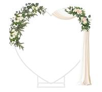 Arche de Mariage Arche en métal Forme de cœur for Mariage, Support for Ballons, décoration fête, for Fleurs