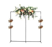 Arche de Mariage Carrée Arche de Jardin Support de Mariage Decoration Anniversaire Metallique Structure Arche Ballon,pour Décoration de Mariage, Anniversaire,Fêtes