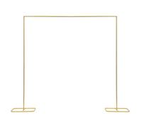 Arche de mariage carrée en métal de 2 x 2 m, réglable et autoportante, support de fond robuste pour mariage, fête et banquet